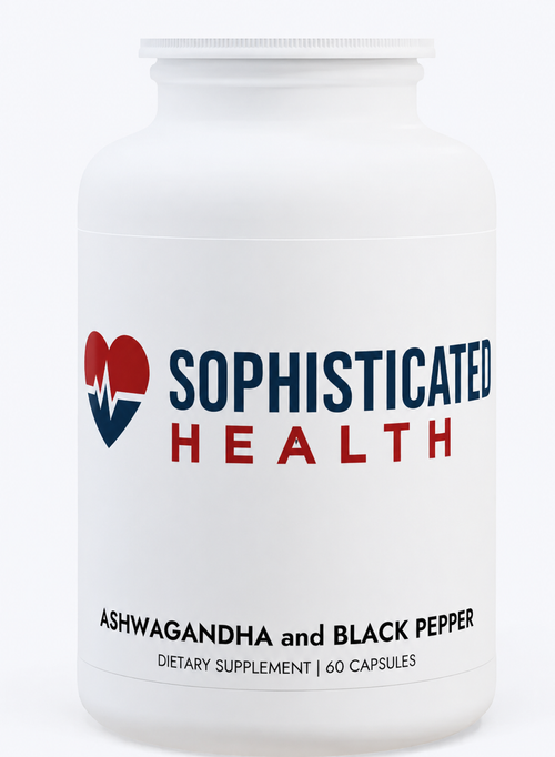 Sophisticated Health Ashwagandha & Black Pepper